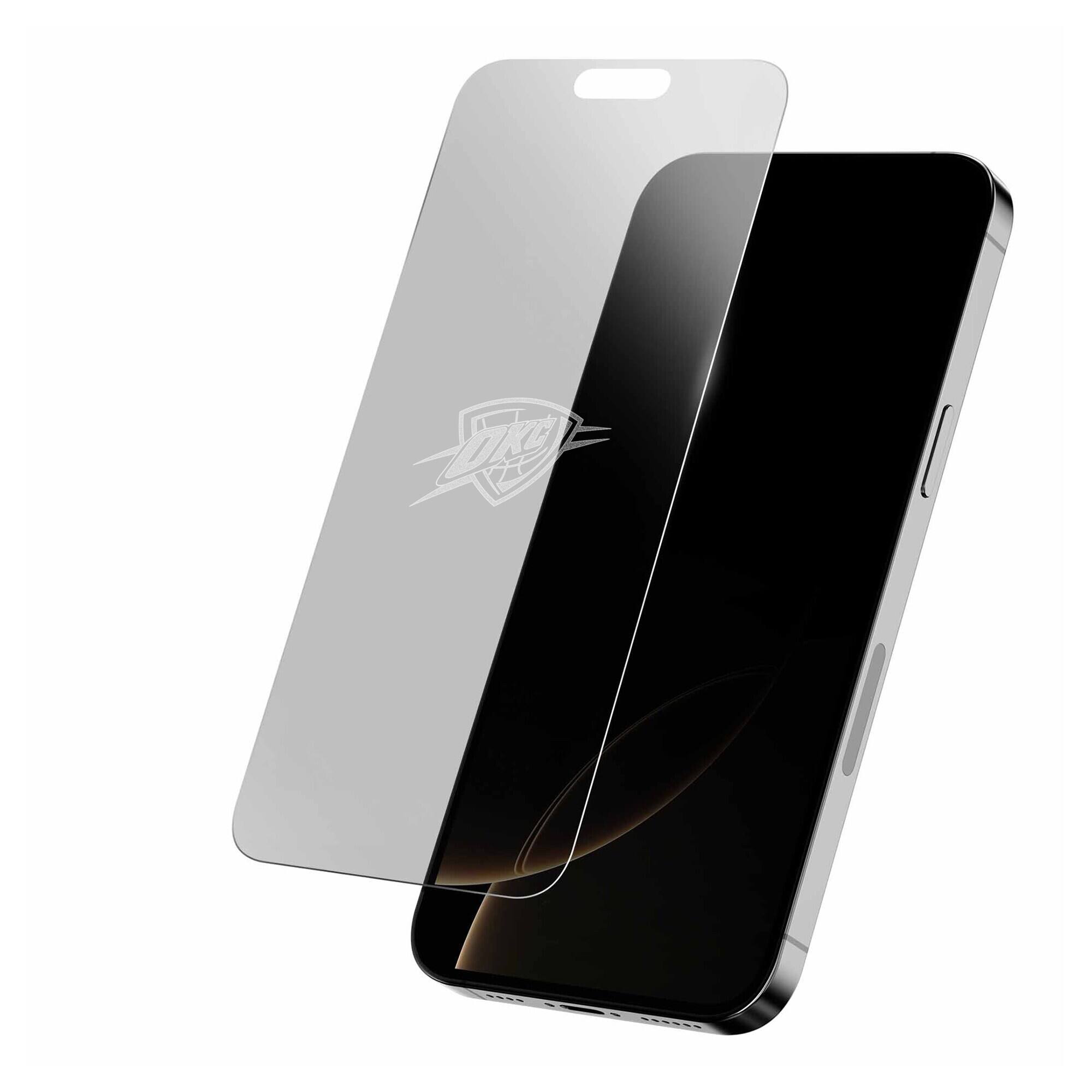 Front. Screen Skinz - Oklahoma City Thunder iPhone Clear Screen Protector - 17 Air - Multicolor.