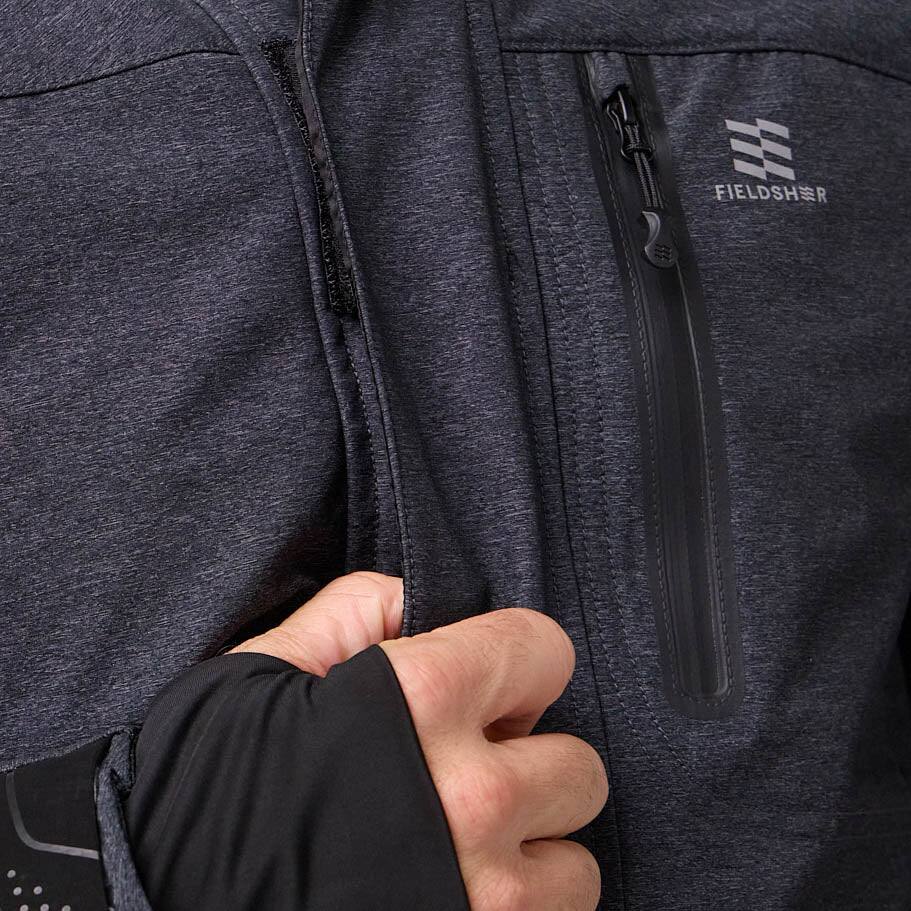 Alt View 7. Mobile Warming - Men's Adventure Heated Jacket - Heather Grey.