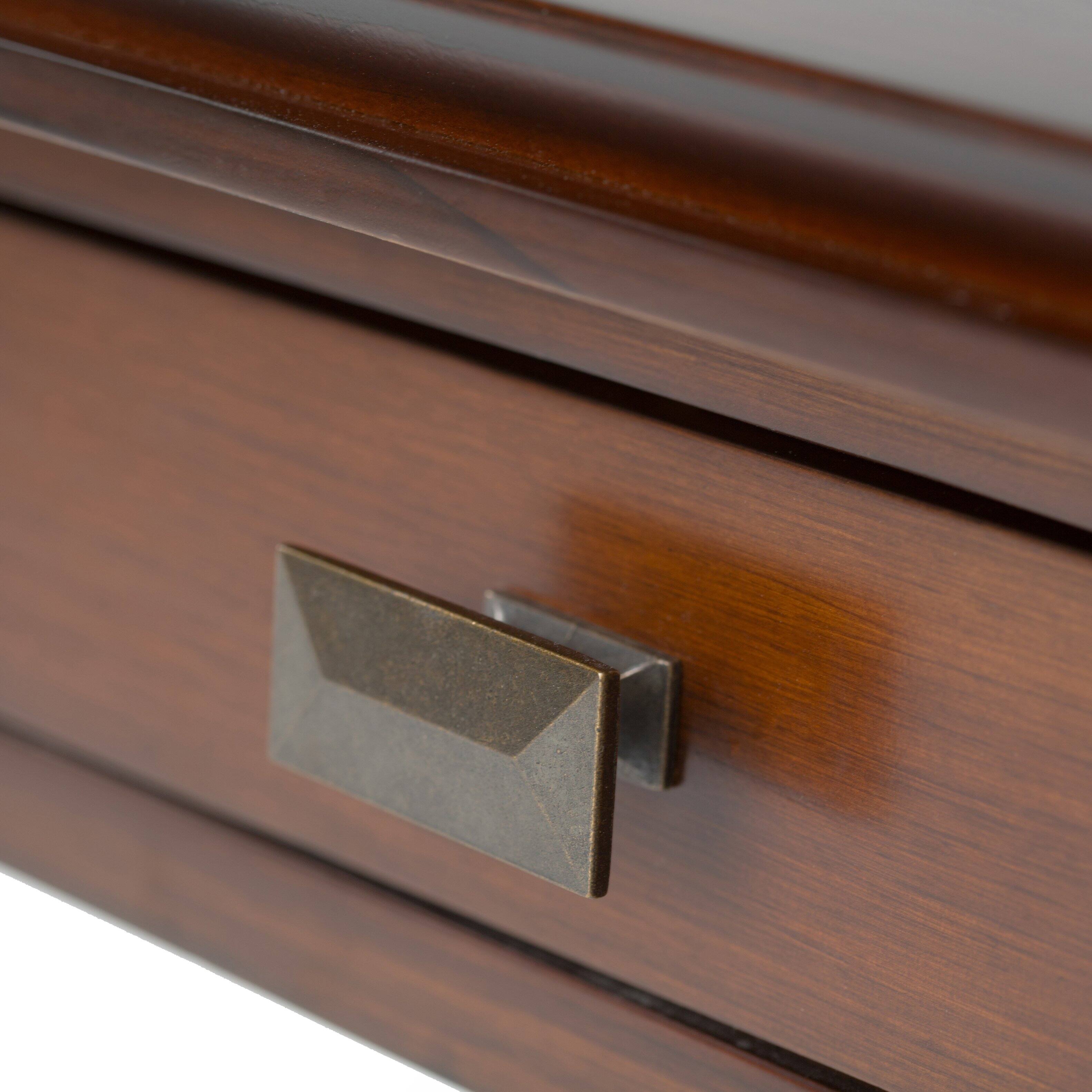 Alt View 12. Simpli Home - Artisan End Table - Russet Brown.