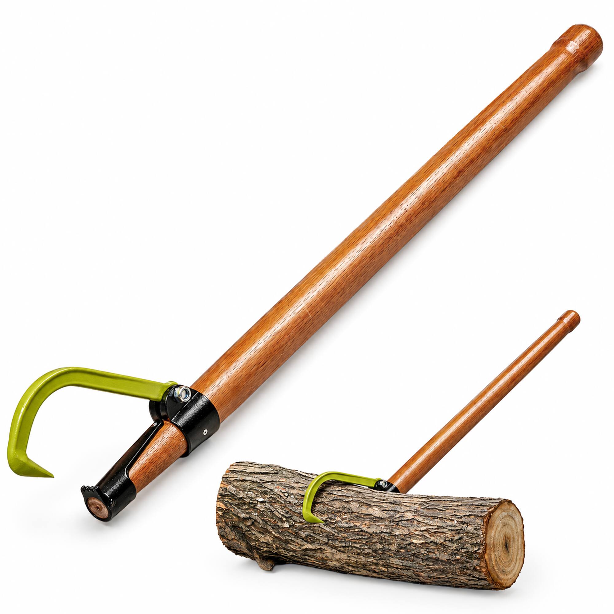 Front. Timber Tuff - Timber Tuff TMW-30 4 Ft. Wood Handle Logging Forestry Log Rolling Cant Hook Tool.