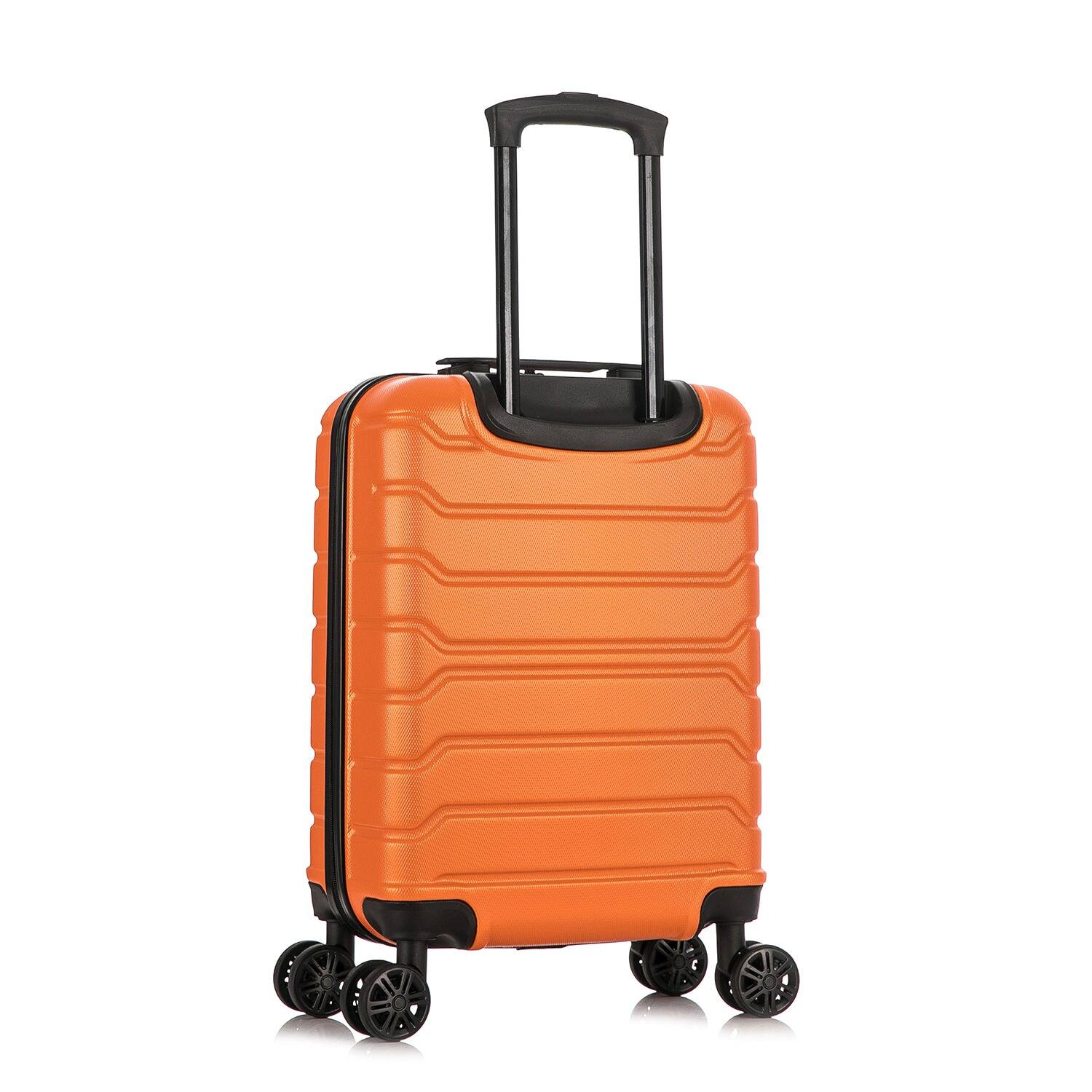 Alt View 1. InUSA - Trend lightweight hardside spinner luggage 20" carry-on - ORANGE.