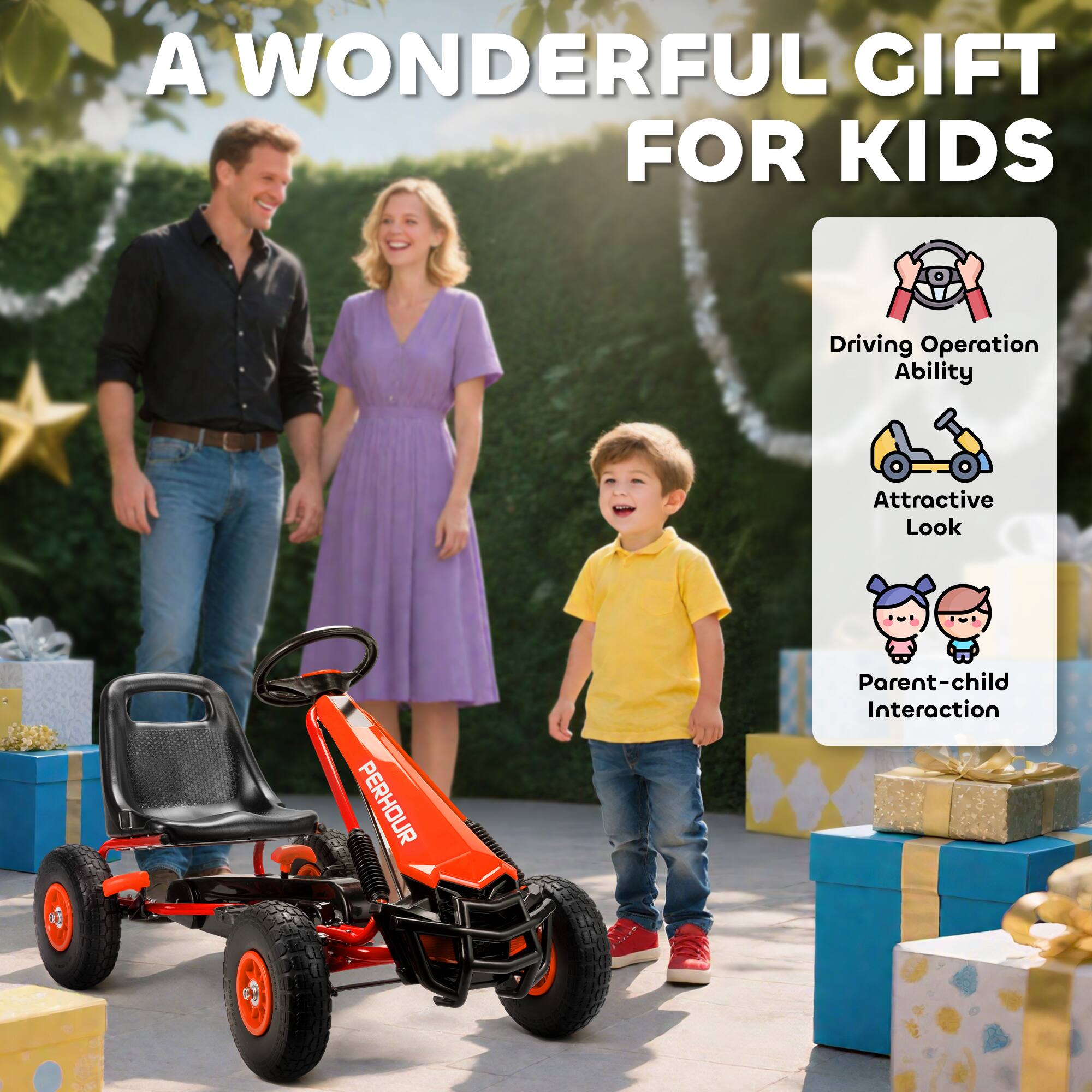 A WONDERFUL GIFT FOR KIDS

- Driving Operation Ability
- Attractive Look
- Parent-child Interaction