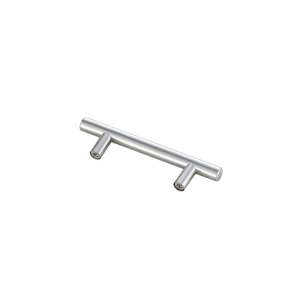 Left. Elegant Decor - Quinn 3" Center to Center Brushed Nickel Bar Pull Multipack (set of 10) - Brushed Nickel.