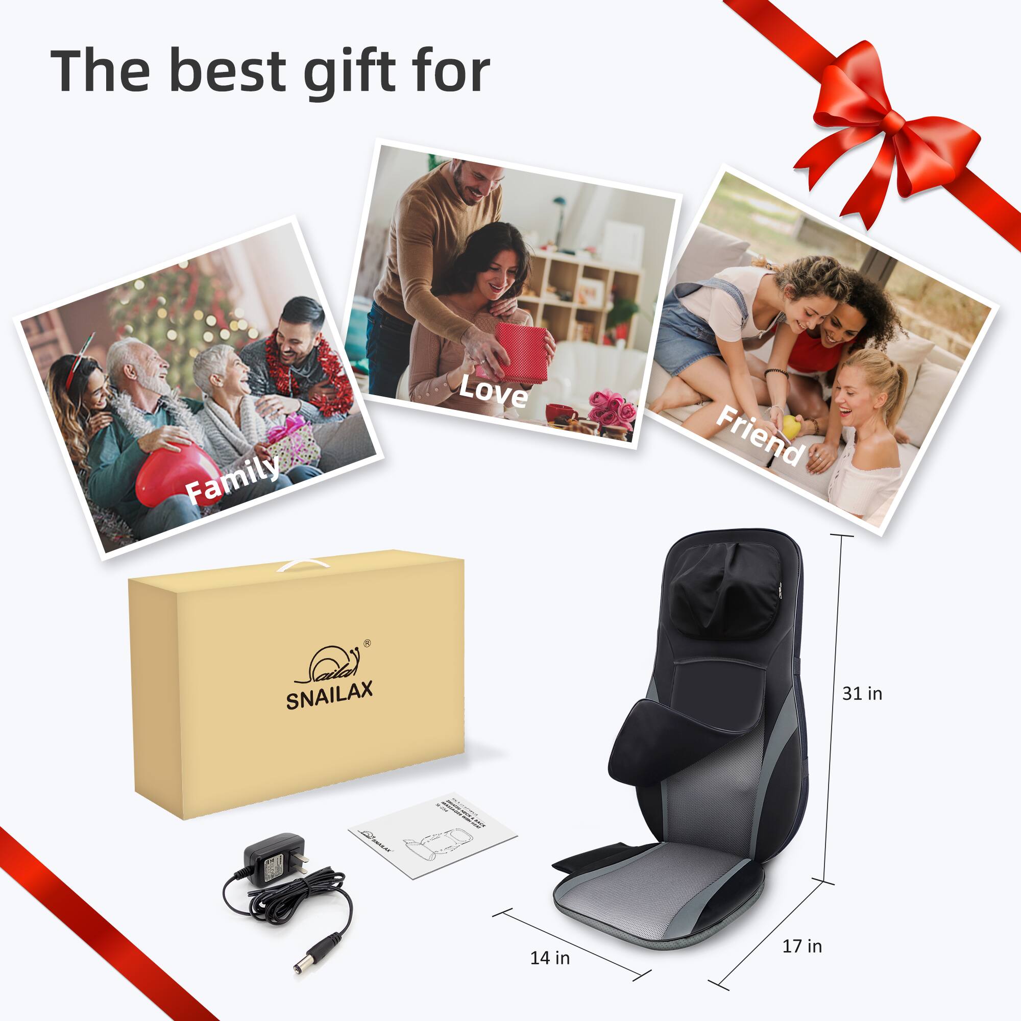 The best gift for Family, Love, Friend: SNAILAX 31 in x 14 in x 17 in.