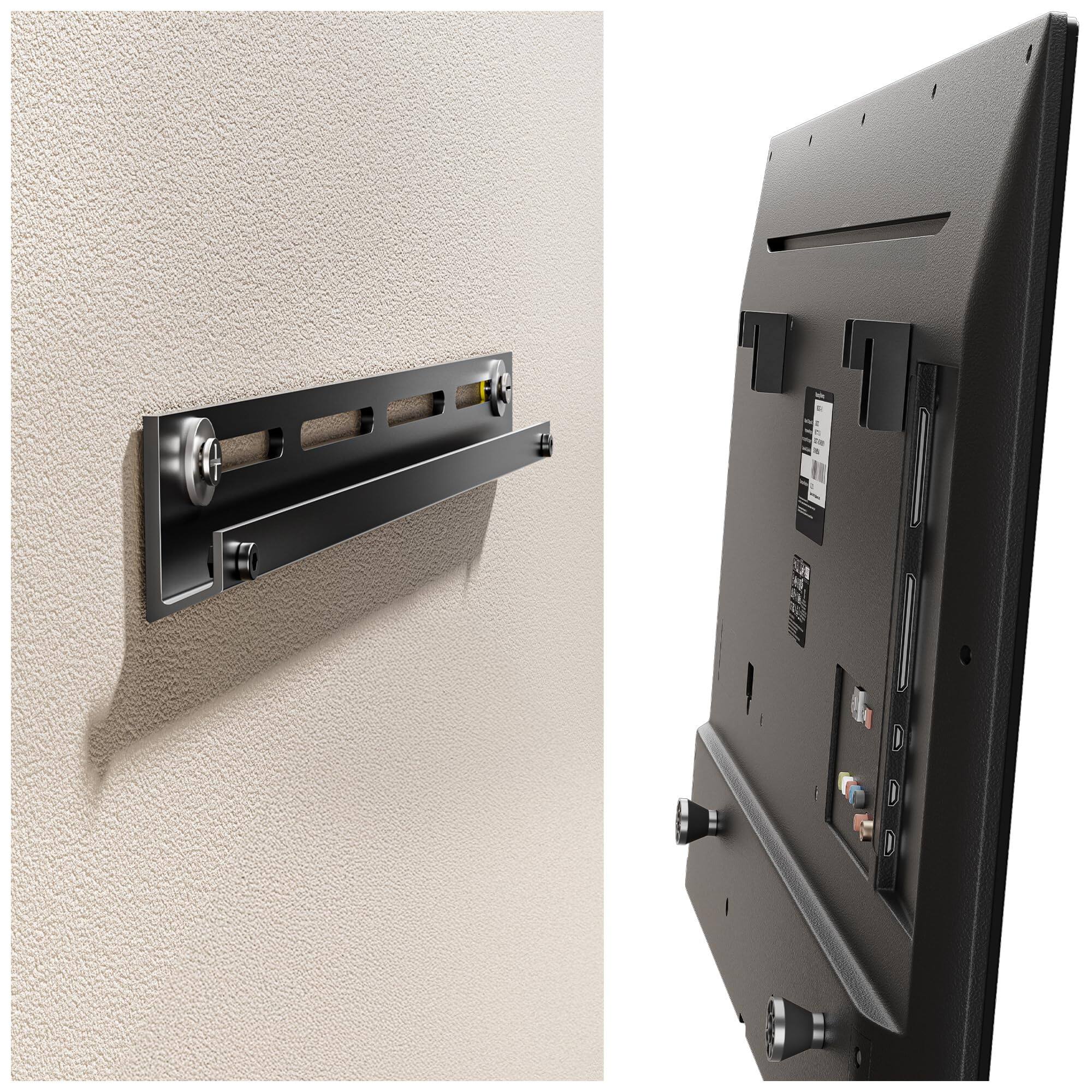 Front. Comfort Essence - Stud Tv Wall Mount 32 To Drywall Bracket Tilts Up 5 Low Profile Studless Tvs Easy Install Include All Hard - 22" -55" Universal Style.