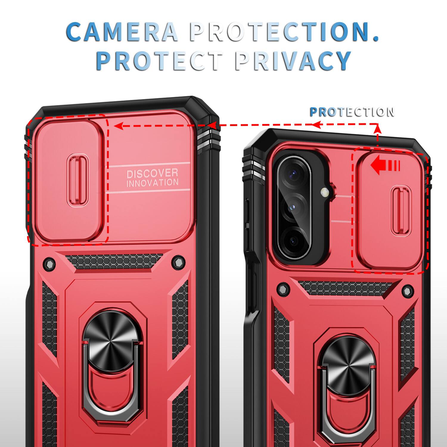 CAMERA PROTECTION. PROTECT PRIVACY  
PROTECTION  
DISCOVER INNOVATION
