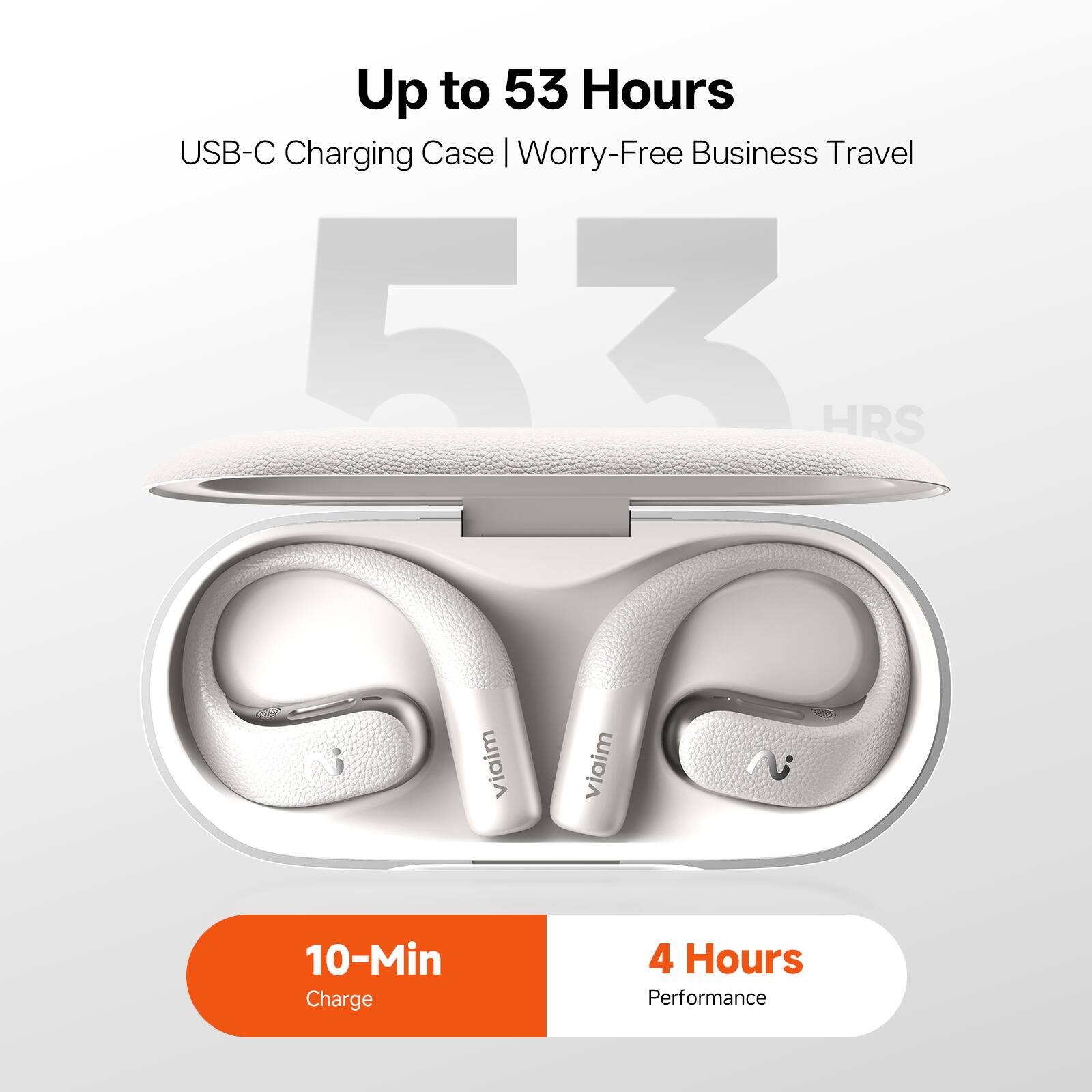 Up to 53 Hours USB-C Charging Case | Worry-Free Business Travel

5 HRS - 10-Min Charge 4 Hours Performance