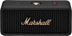 Marshall - Emberton III Portable Bluetooth Speaker with Rugged Waterproof / Dust-proof Wireless Design - Black/Brass - Front_Zoom
