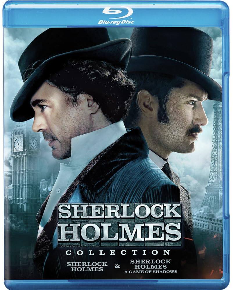 Front. Sherlock Holmes + Sherlock Holmes: A Game Of Shadows - BluRay.