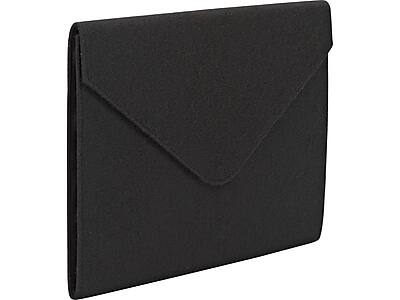 Alt View 3. Smead - Smead Soft Touch Expanding Wallet, Snap Closure, Letter Size, Black (70920) - Black.