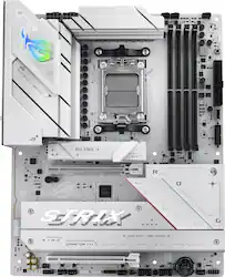 ASUS - ROG STRIX B850-A GAMING WIFI (Socket AM5) AMD B850 ATX DDR5 Wi-Fi 7 Motherboard - White - Front_Zoom
