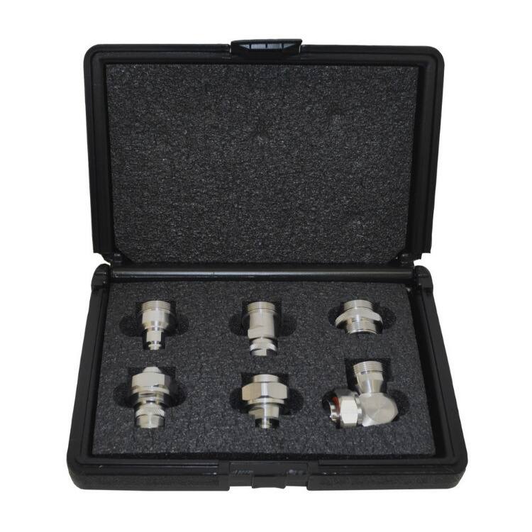 Front. Bird - Bird Electronics 7/16 DIN Precision RF Adapter Kit with Case.