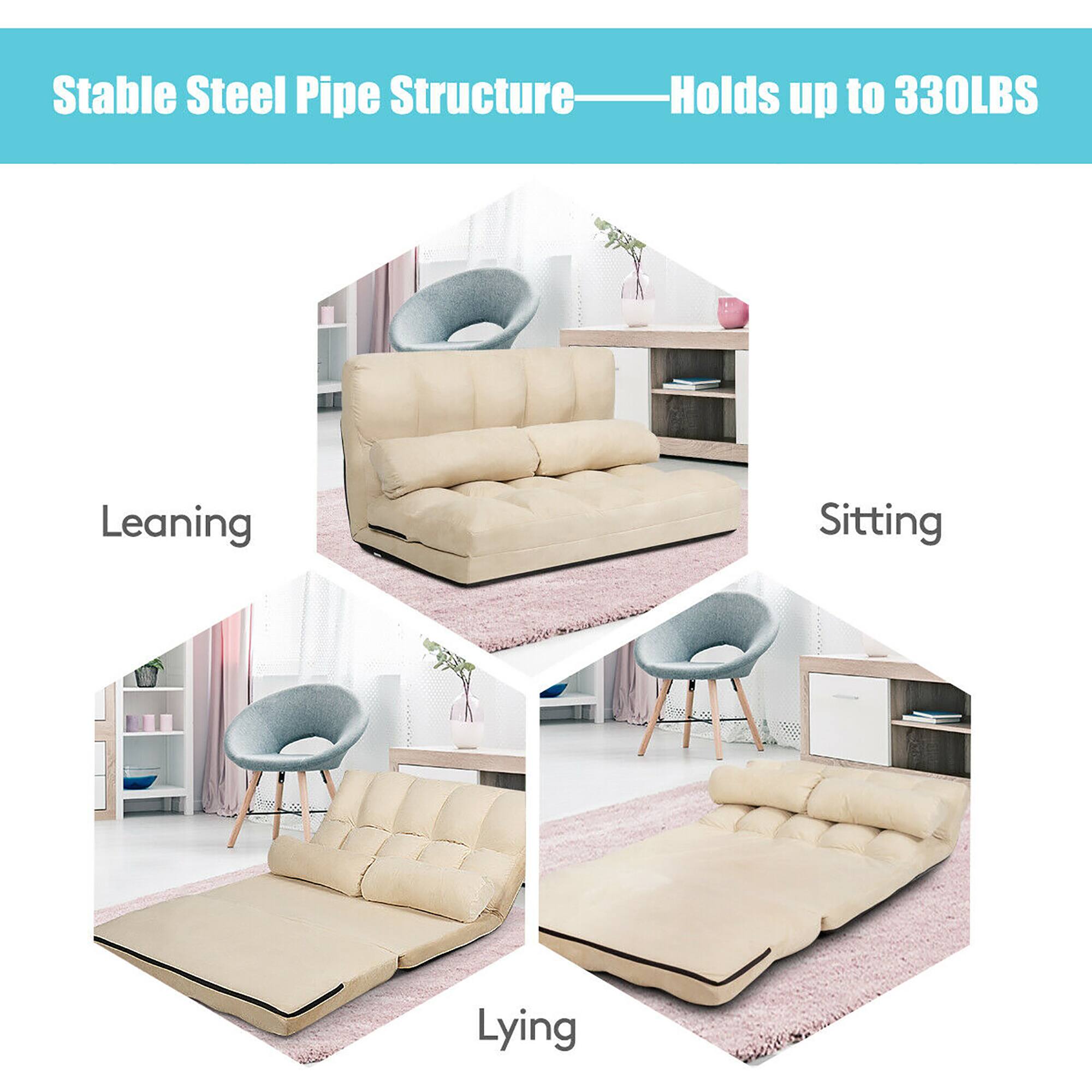 Stable Steel Pipe Structure — Holds up to 330LBS

Leaning

Sitting

Lying
