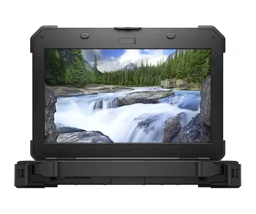 Front. Dell - Dell Latitude 5420 Rugged Intel Core i5-8350U 1.7GHz, 16GB RAM, 512GB NVMe SSD, 14inch FHD, Windows 11 Pro - Black.