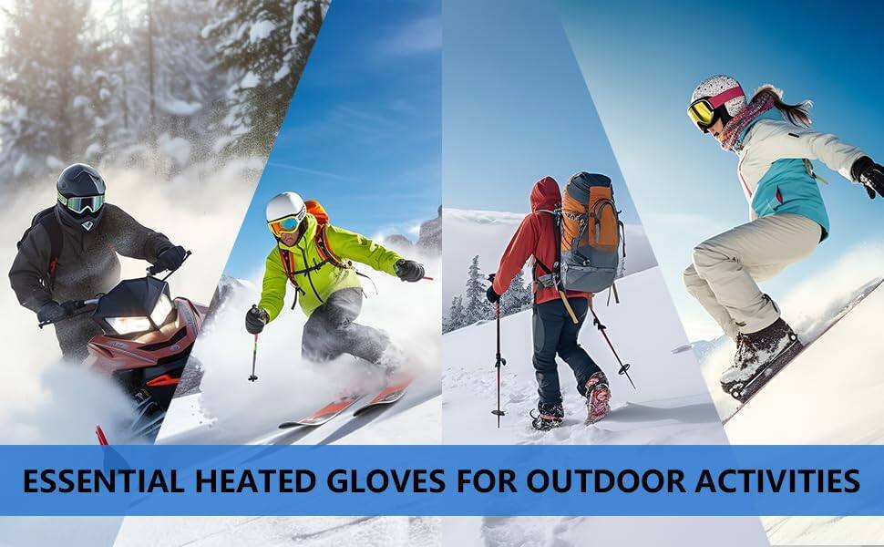 ESSENTIAL HEATED GLOVES FOR OUTDOOR ACTIVITIES