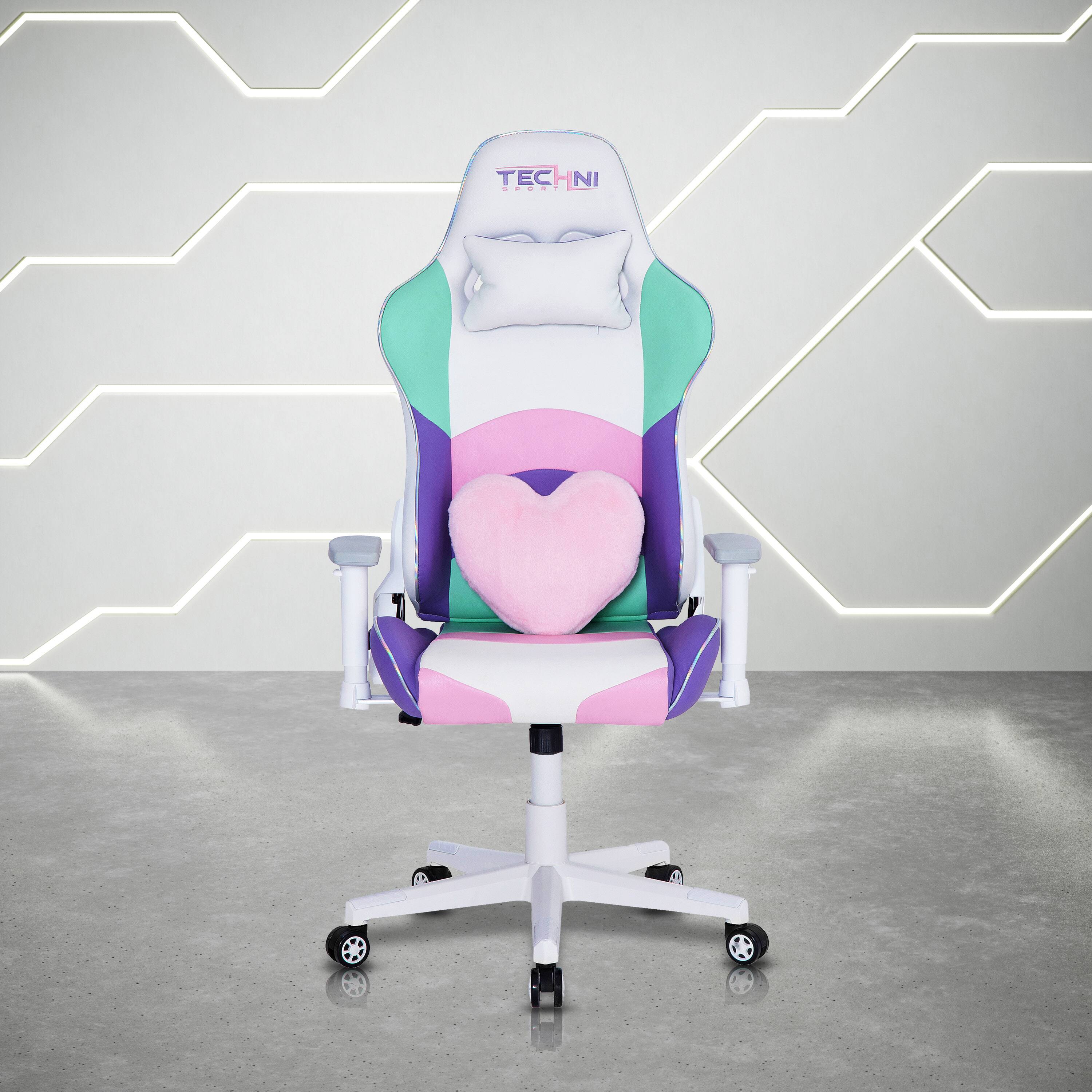 Front. Techni Sport - Techni Sport Kawaii Colors Gaming Chair - Kawaii.