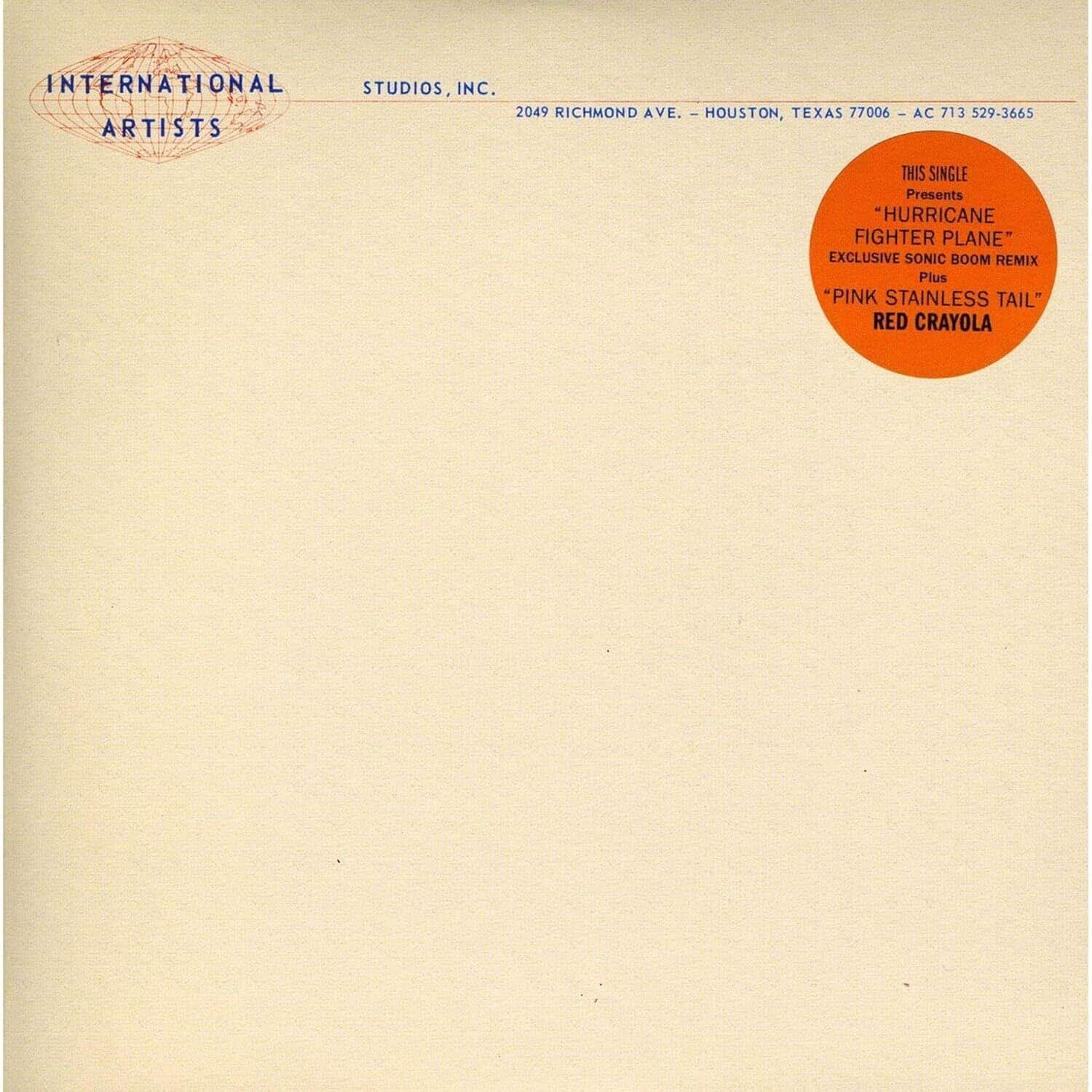 The Red Crayola - Hurricane Fighter Plane / Pink Stainless Tail   - 7-INCH SINGLE [7 inch Vinyl Disc] price history on PriceWatchPro