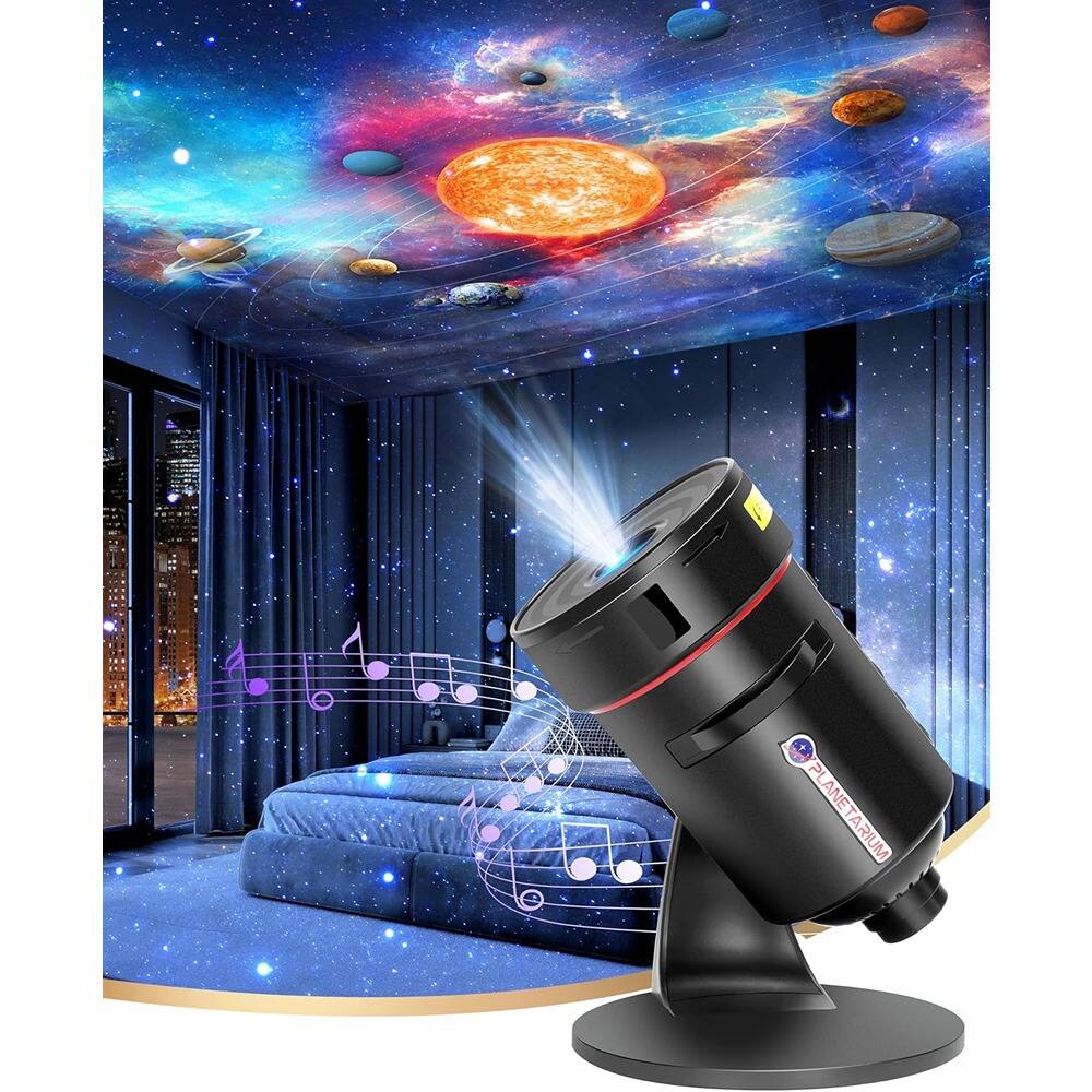 ACJPR Galaxy Projector – Home Planetarium, Star Constellations, White ...