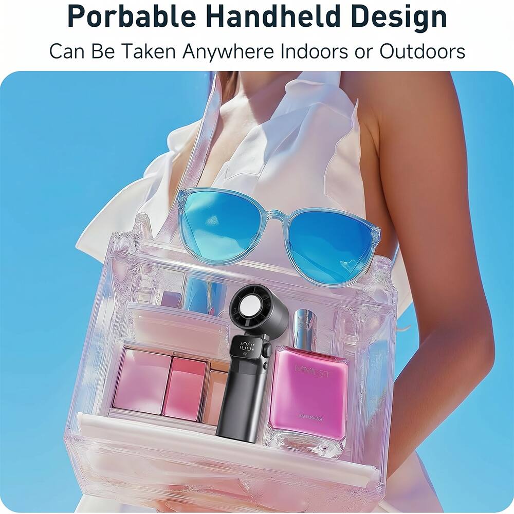 Portable Handheld Design  
Can Be Taken Anywhere Indoors or Outdoors