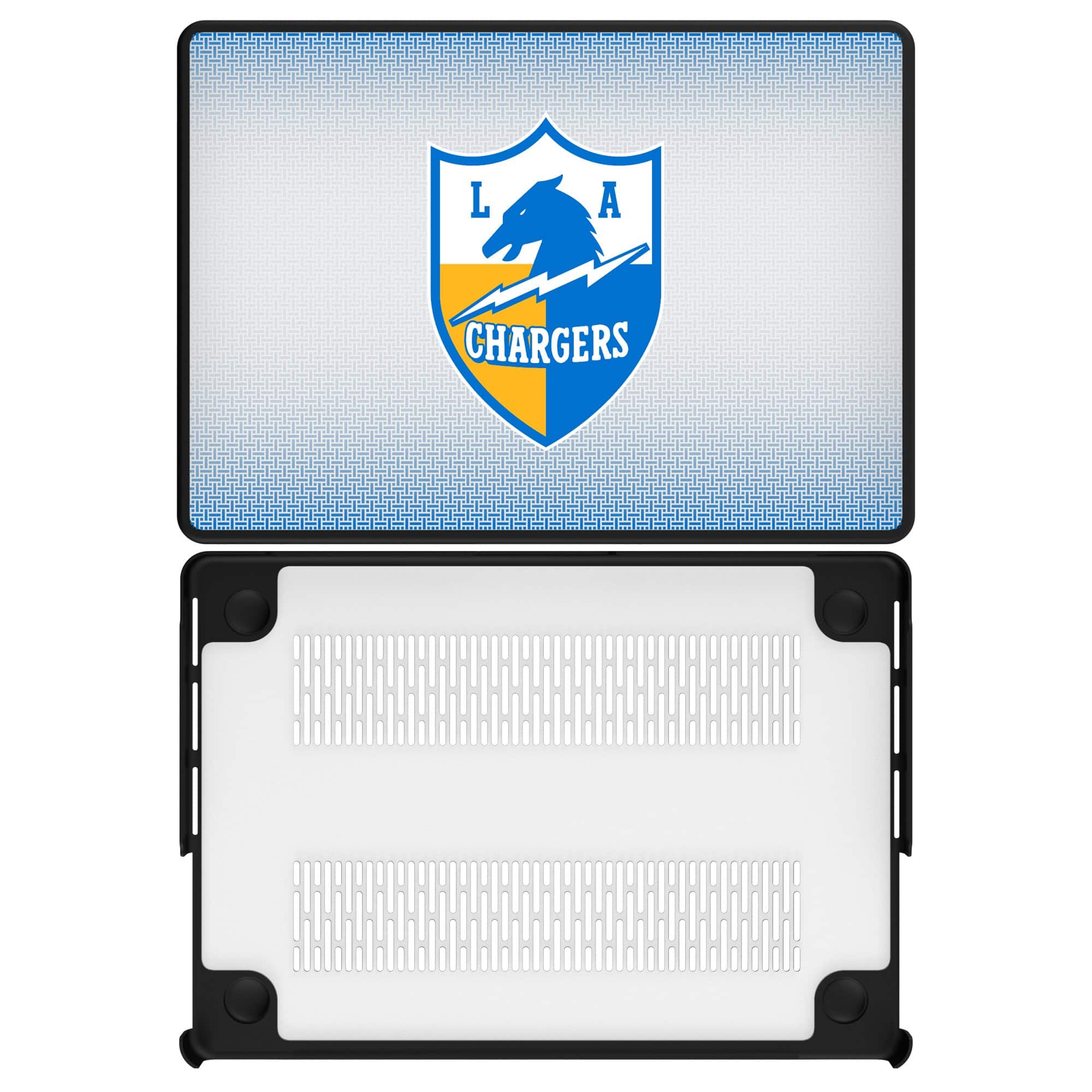 Keyscaper - Los Angeles Chargers Linen MacBook Case - Pro 13 in - Multicolor
