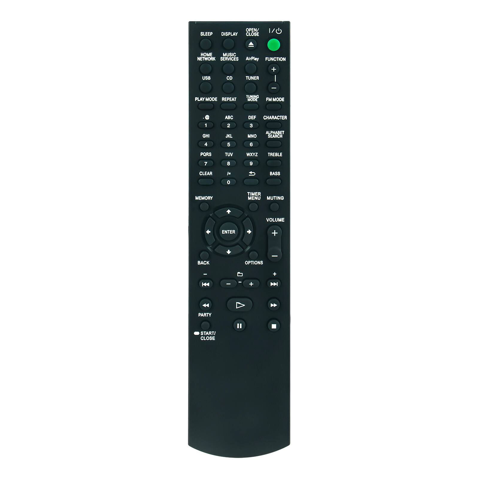 VINABTY - New RM-AMU139 Replace Remote Fits for Sony RM-AMU139 Micro Hi-Fi System Remote For CMT-G2BNiP HCD-G2NiP - Black