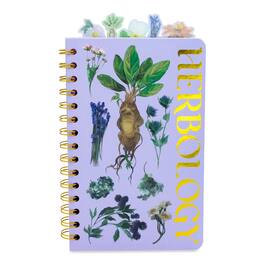 Silver Buffalo - Harry Potter Hogwarts Herbology 75-Page Spiral Notebook | 8 x 5 Inches - White
