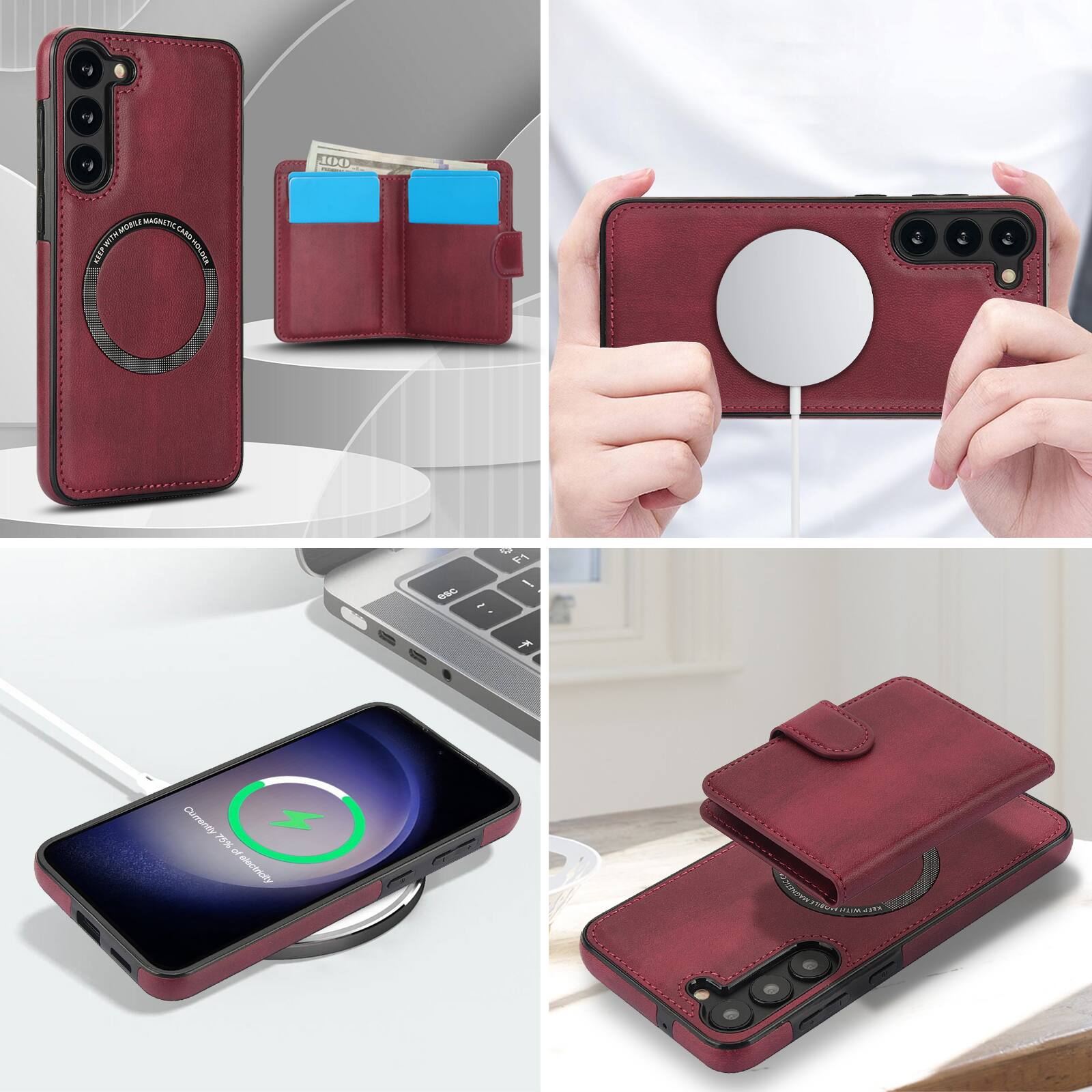 100% WIRELESS MAGNETIC CARD CASE

100% of electricity
