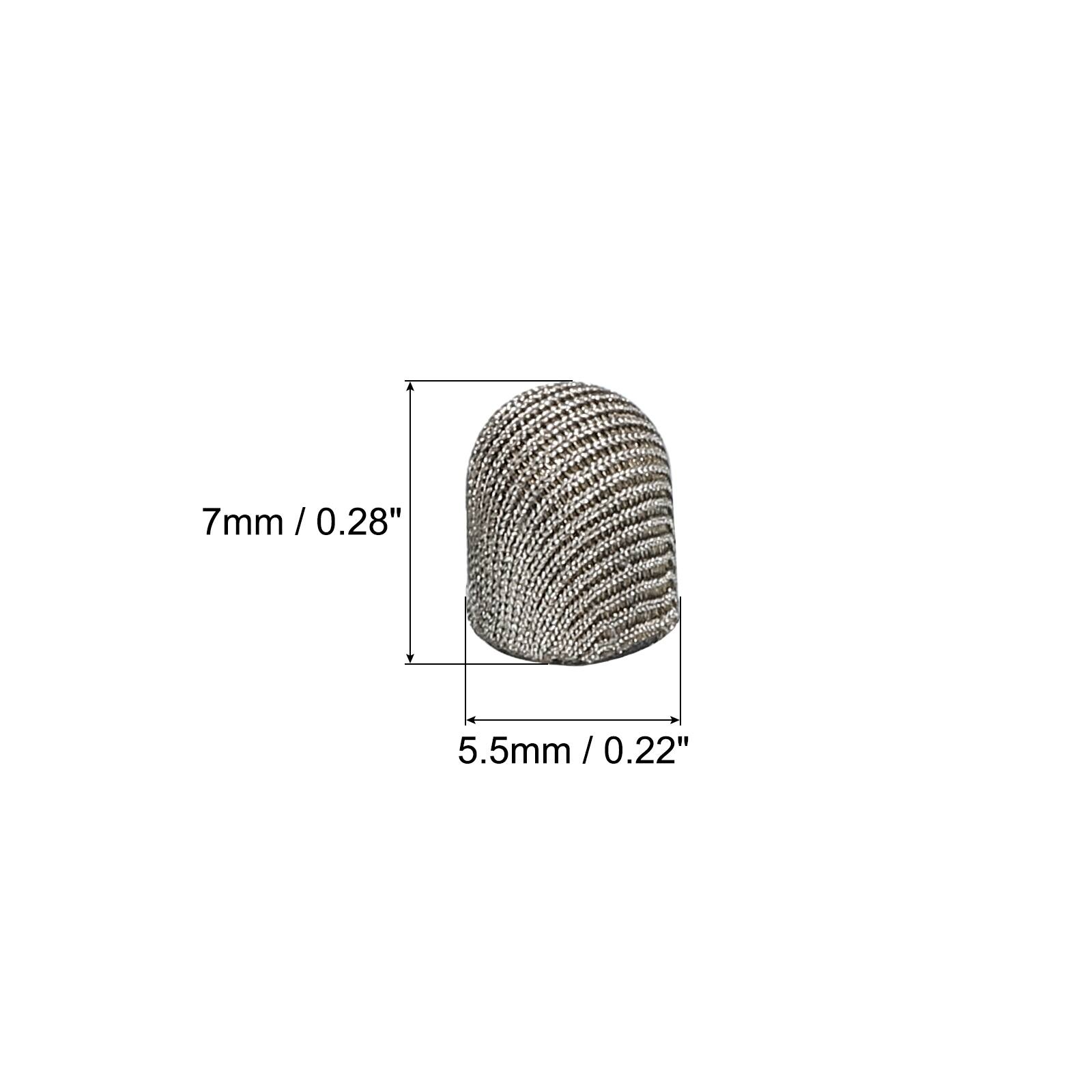 7mm / 0.28"  
5.5mm / 0.22"