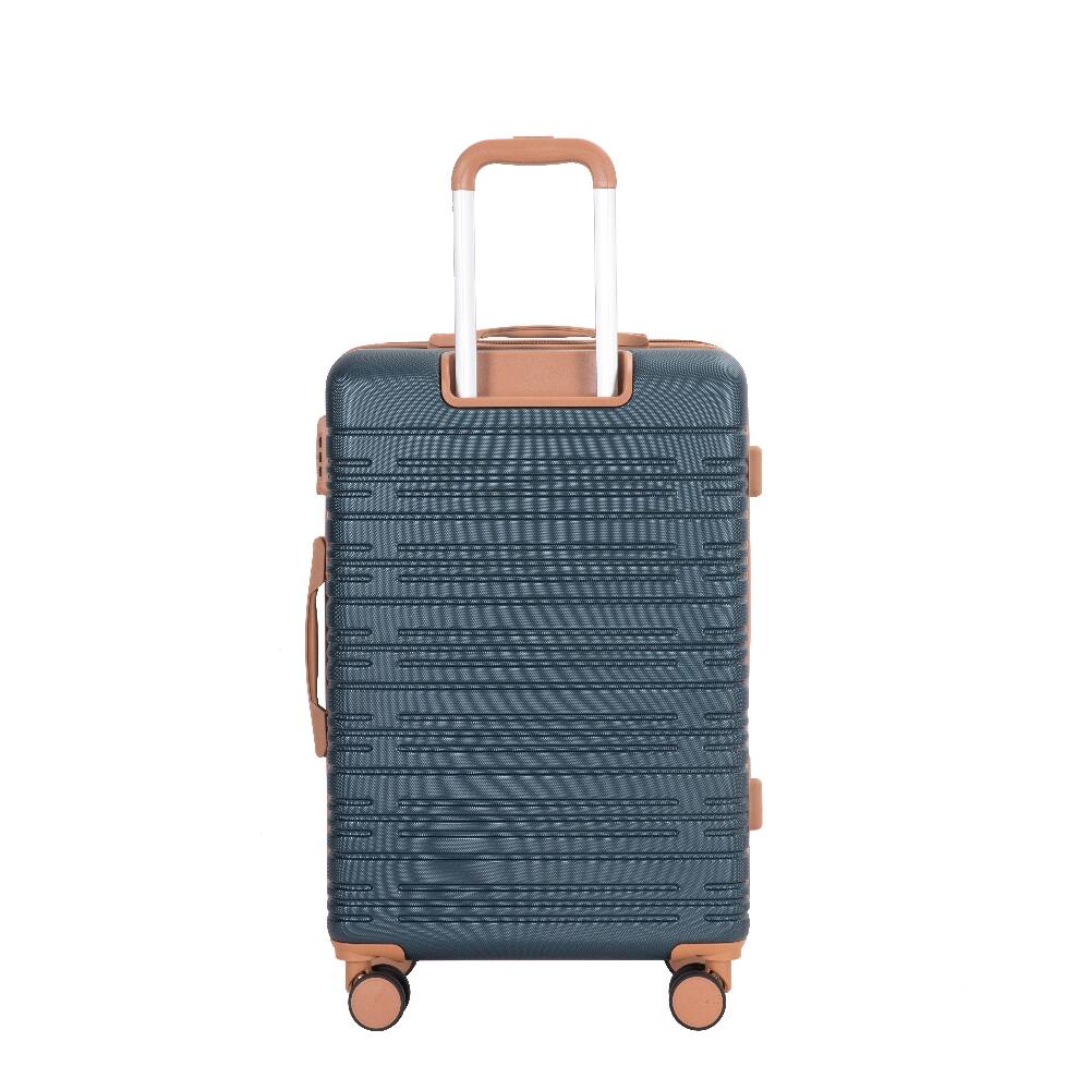 Alt View 3. Ropilly - Ropilly 5 piece luggage set Dark Green hard case spinner luggage ABS expandable TSA lock - Dark Green.