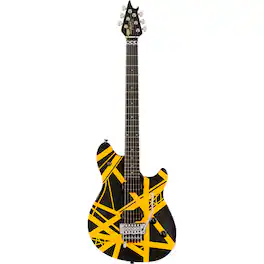EVH - Wolfgang Special Striped Series Electric Guitar - Black/Yellow