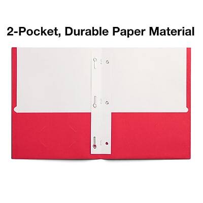 2-Pocket, Durable Paper Material