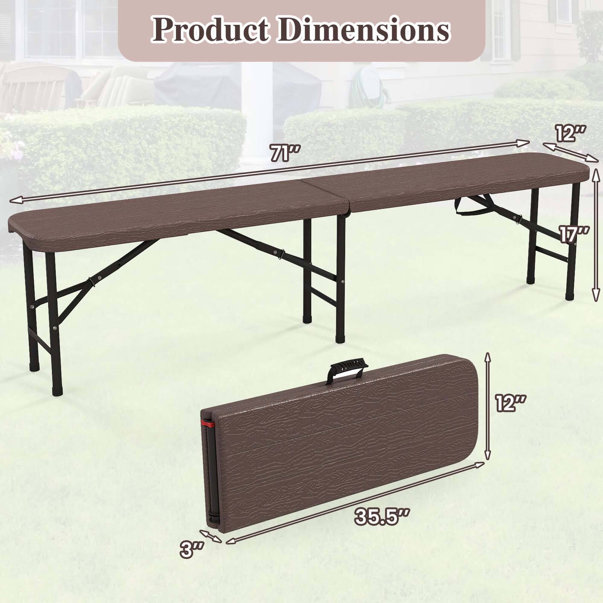 Product Dimensions 71" 12" 12" 3" 35.5"