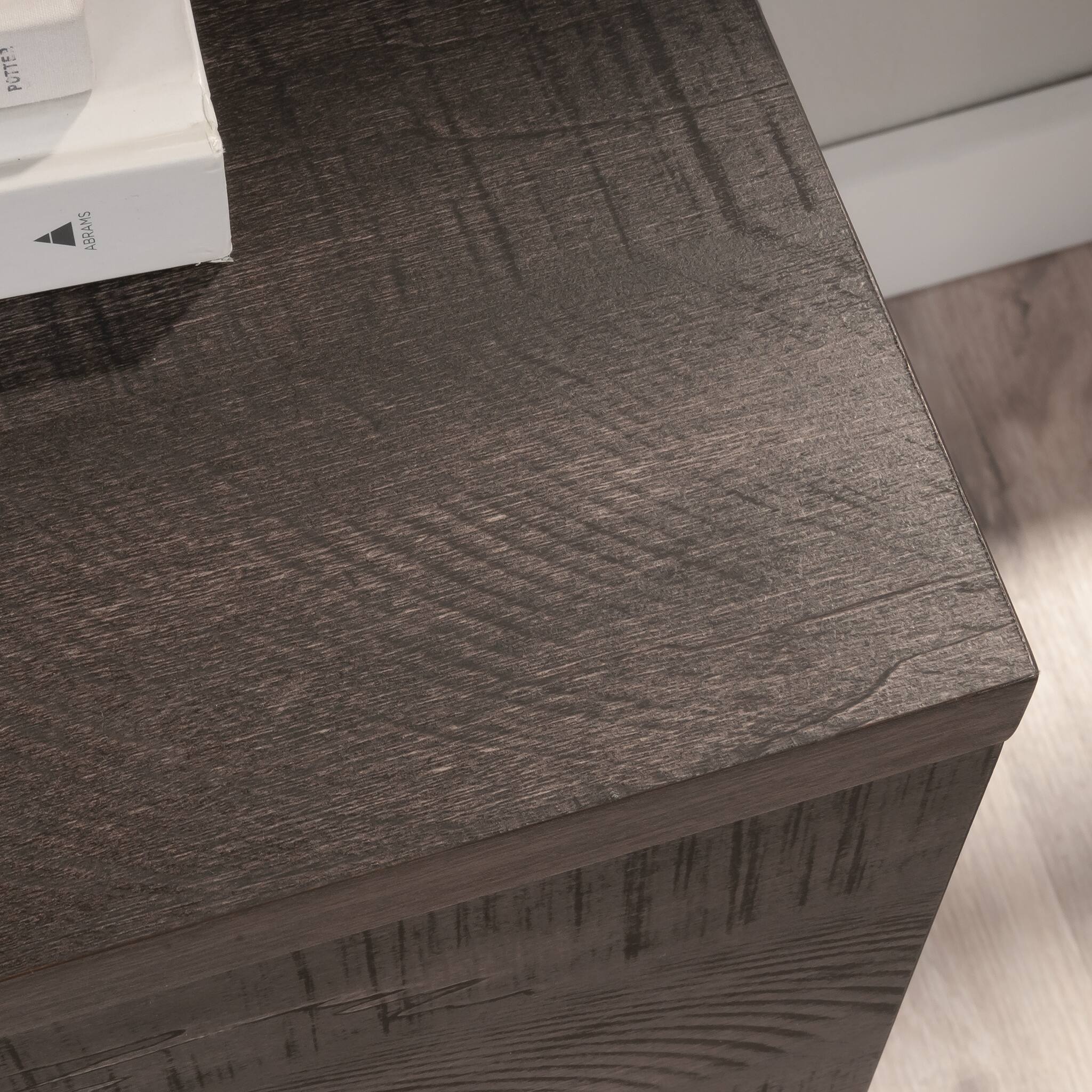 Alt View 13. Sauder - Walter Heights 2-Drawer Lateral File Cabinet - Blade Walnut.