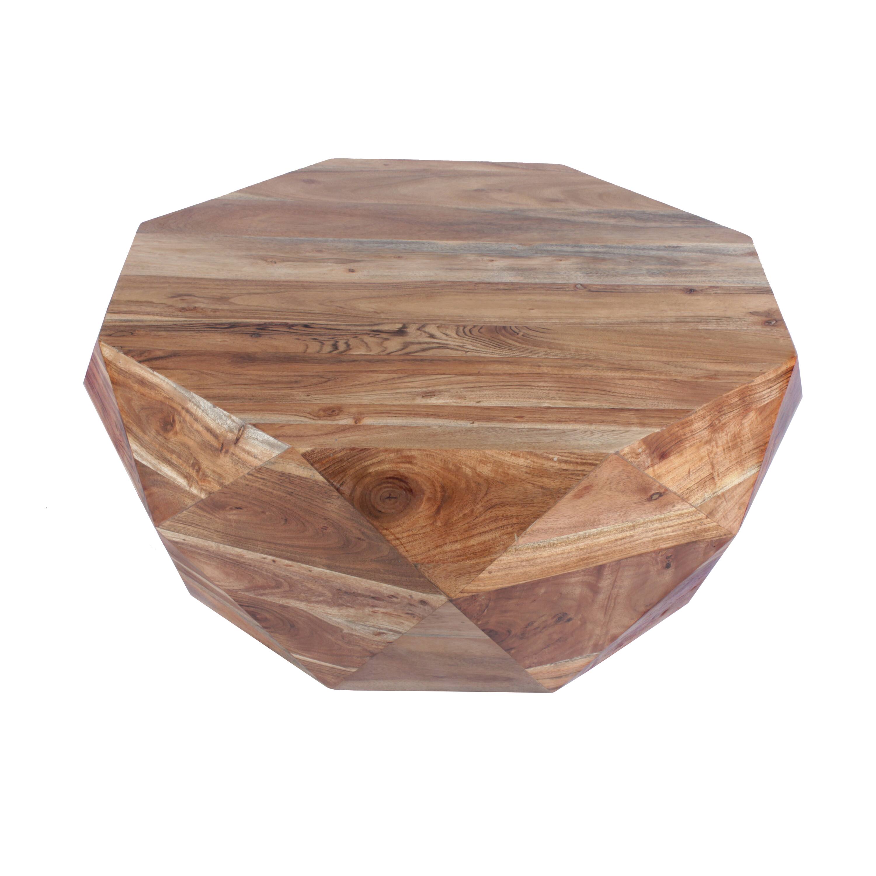 Alt View 2. Manhattan Lane - Bon 33 Inch Diamond Shape Acacia Wood Coffee Table With Smooth Top - Brown.