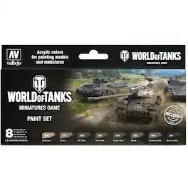 Battlefront Miniatures - World of Tanks: Paint Set - Miniatures RPG Accessory, Gale Force Nine