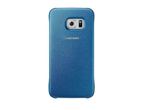 Front. Samsung - Samsung Galaxy S6 Protective Cover I Color: Blue - Blue.