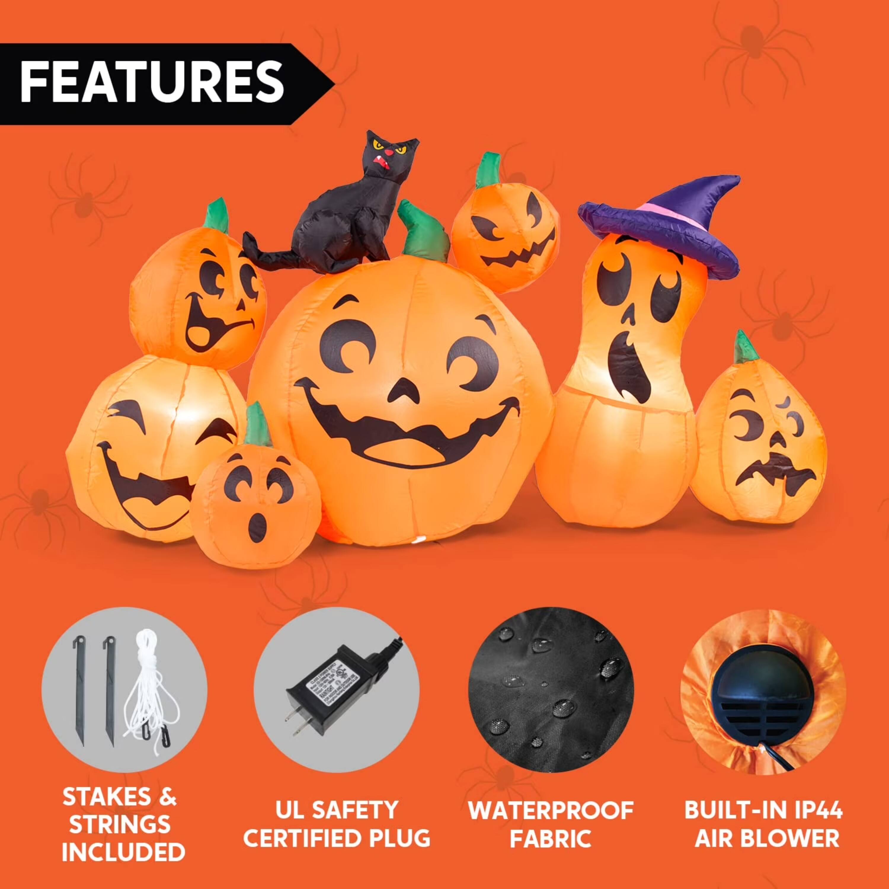 FEATURES

- STAKES & STRINGS INCLUDED
- UL SAFETY CERTIFIED PLUG
- WATERPROOF FABRIC
- BUILT-IN IP44 AIR BLOWER