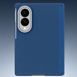 Dteck - Magnetic Case for Samsung Galaxy Z Fold8, Compatible with MagSafe, Hinge Protection with Screen Cover - Blue (Woven Pattern)