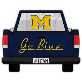 Fan Creations - Michigan Wolverines 12'' x 12'' Truck Back D-cor - Multicolor
