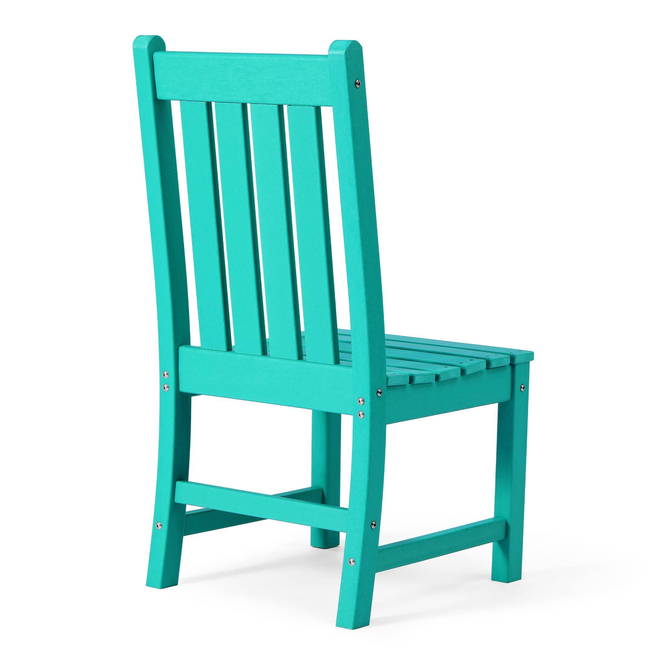 Back. WestinTrends - WestinTrends Malibu Outdoor Patio Dining Chair - Turquoise.