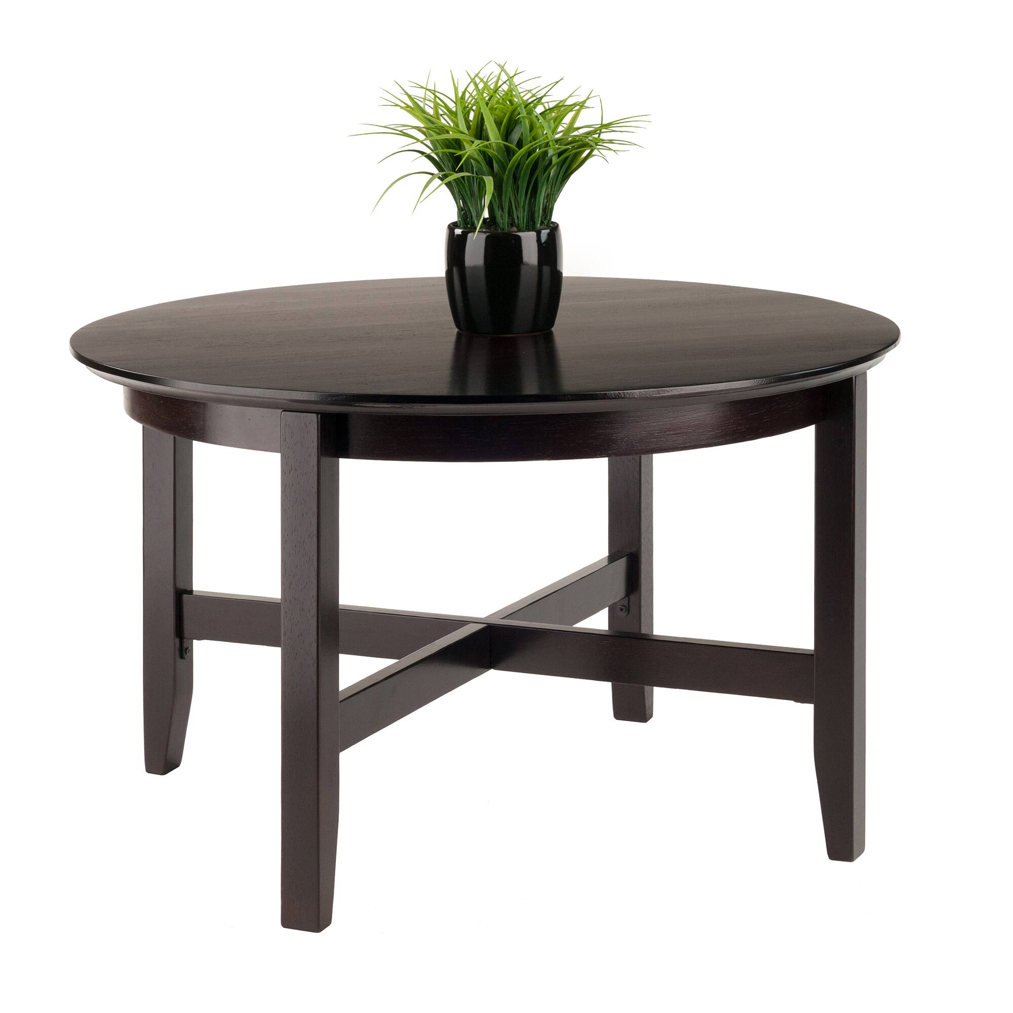 Alt View 3. Winsome Wood - Toby Round Coffee Table - Espresso.