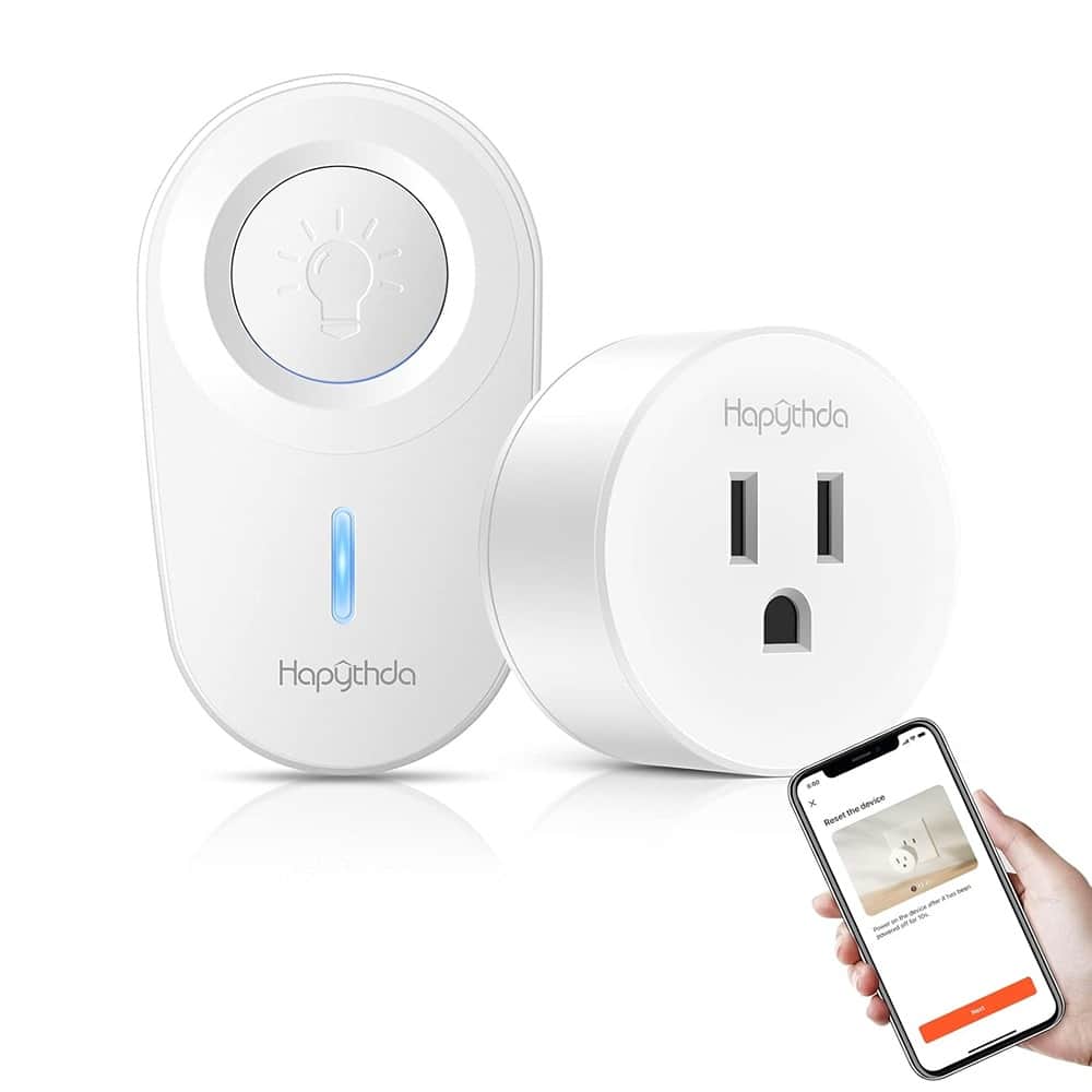 RTMB - Smart Plug with Remote, Wi-Fi & RF Control Outlet Switch - White