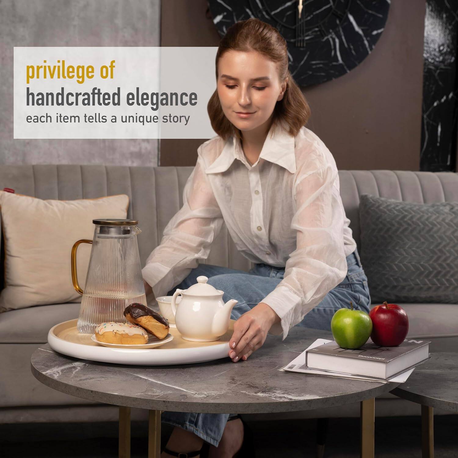 privilege of handcrafted elegance  
each item tells a unique story