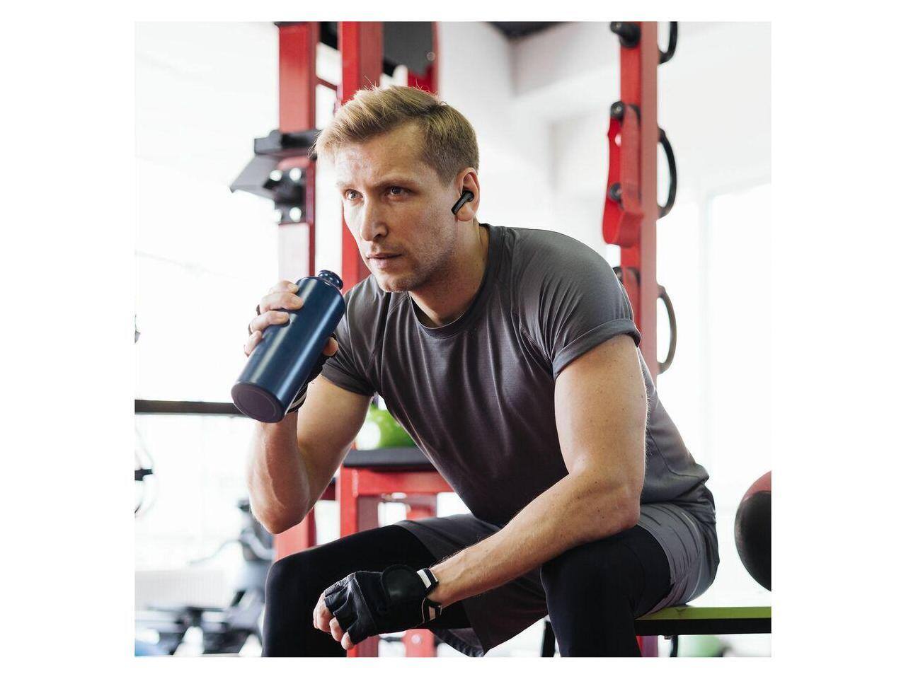 Alt View 1. Morpheus 360 - Morpheus 360 Pulse ANC Hybrid Wireless Noise Cancelling Earbuds TW7850HD - Hi-Res Audio - 6 Mems Microphones - 40H - Black.