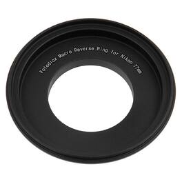 Fotodiox - 77mm Macro Reverse Ring for Nikon F-Mount Cameras - Reverse Filter Thread to Camera Mount Adapter