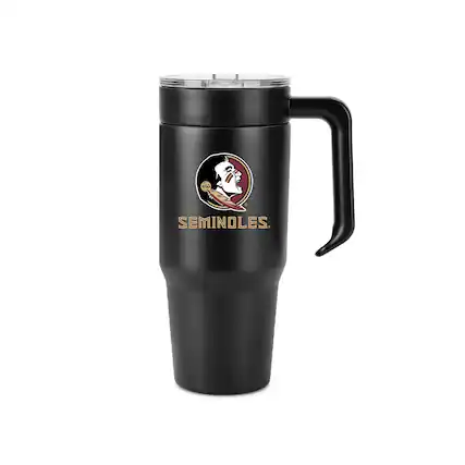 Front. Indigo Falls - Florida State Seminoles 36oz. Logo Combo Stainless Steel Tumbler - Multicolor.