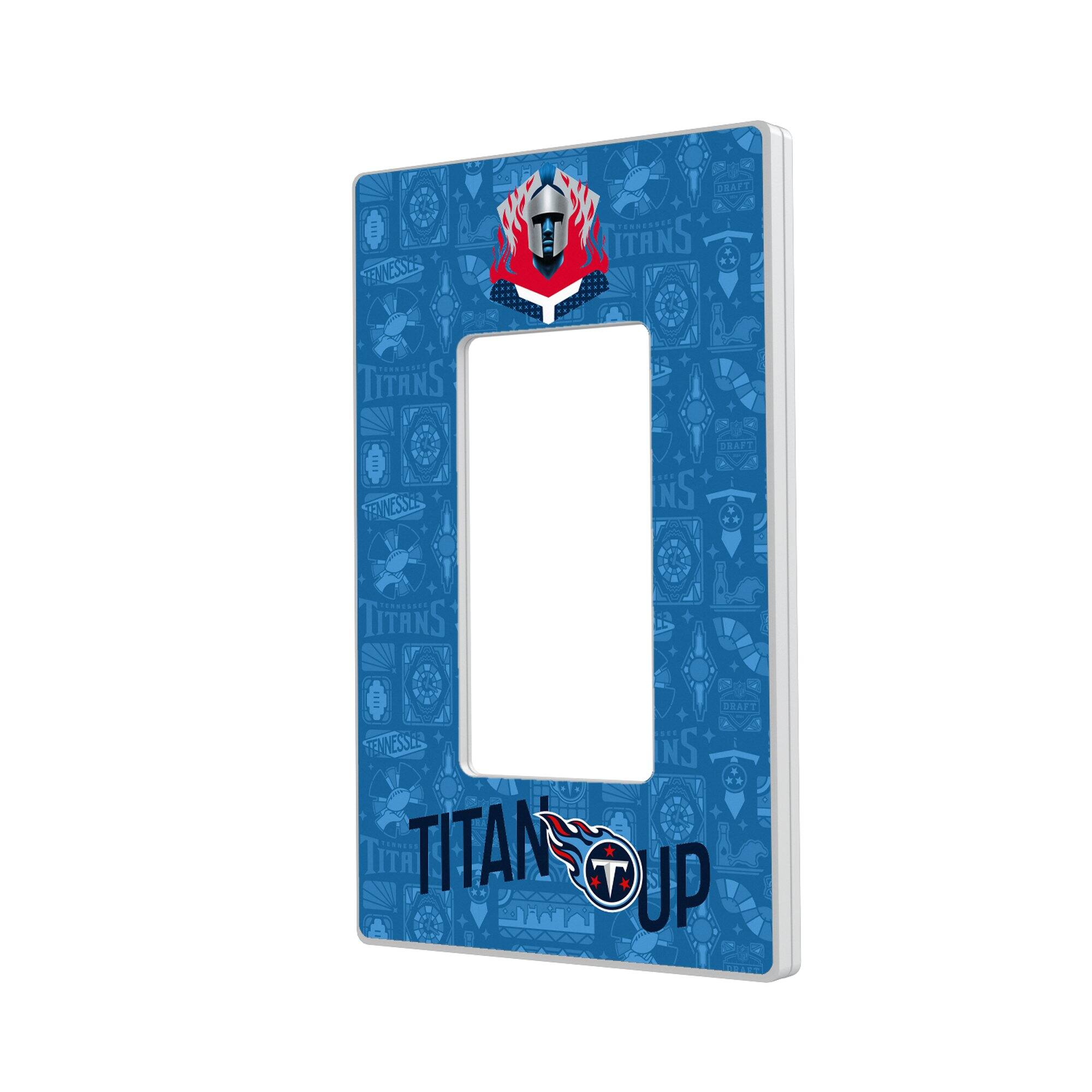 Keyscaper - Tennessee Titans 2024 Illustrated Limited Edition Single Rocker Light Switch Plate - White price history on PriceWatchPro
