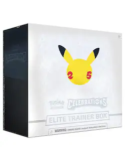 pokemon 25th anniversary celebrations booster pack TCG: Japanese Box a Collectors box with dividers Pokemon Celebrations | 25th Anniversary