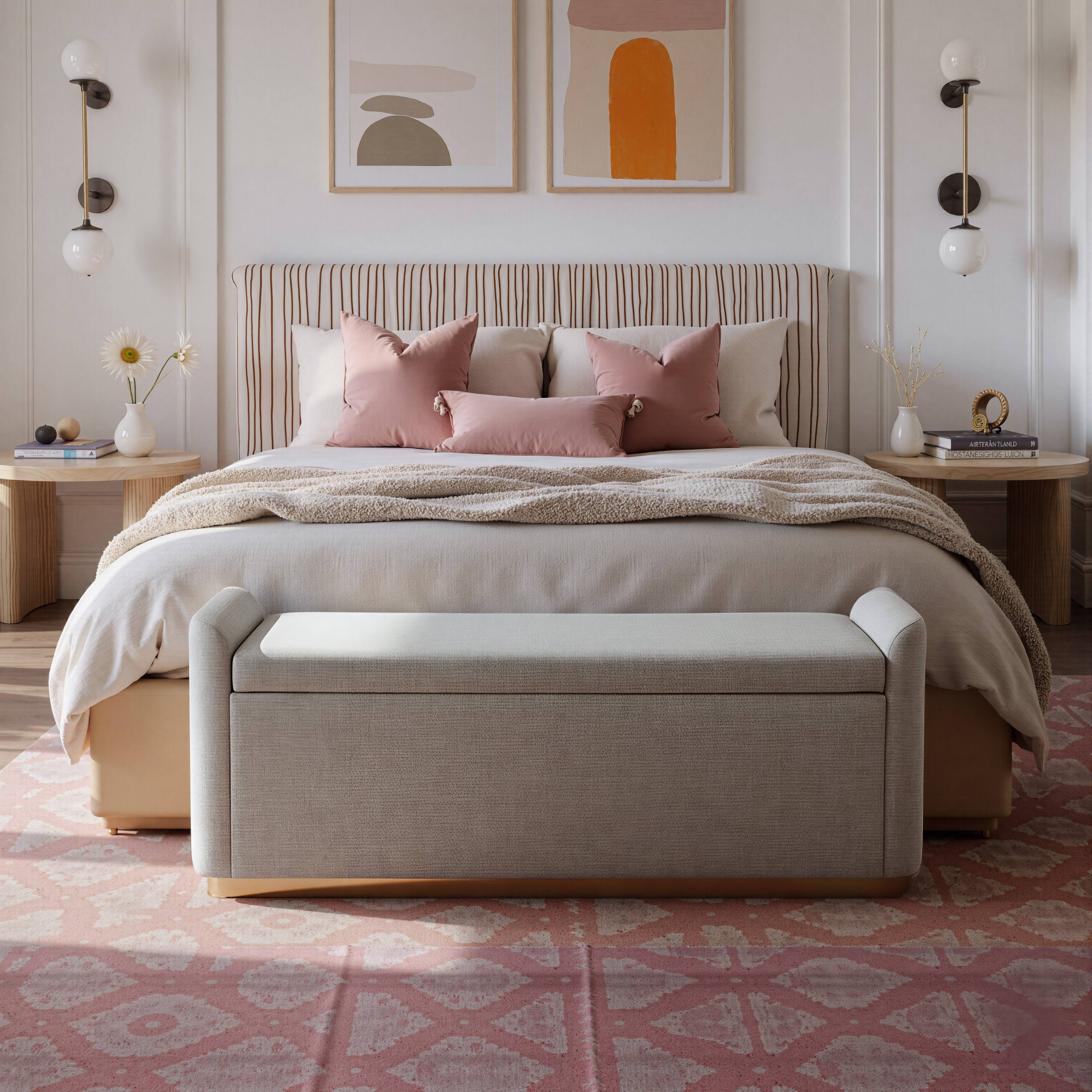 Angle. Hivvago - Dobo Storage Bench Gray - Gray.