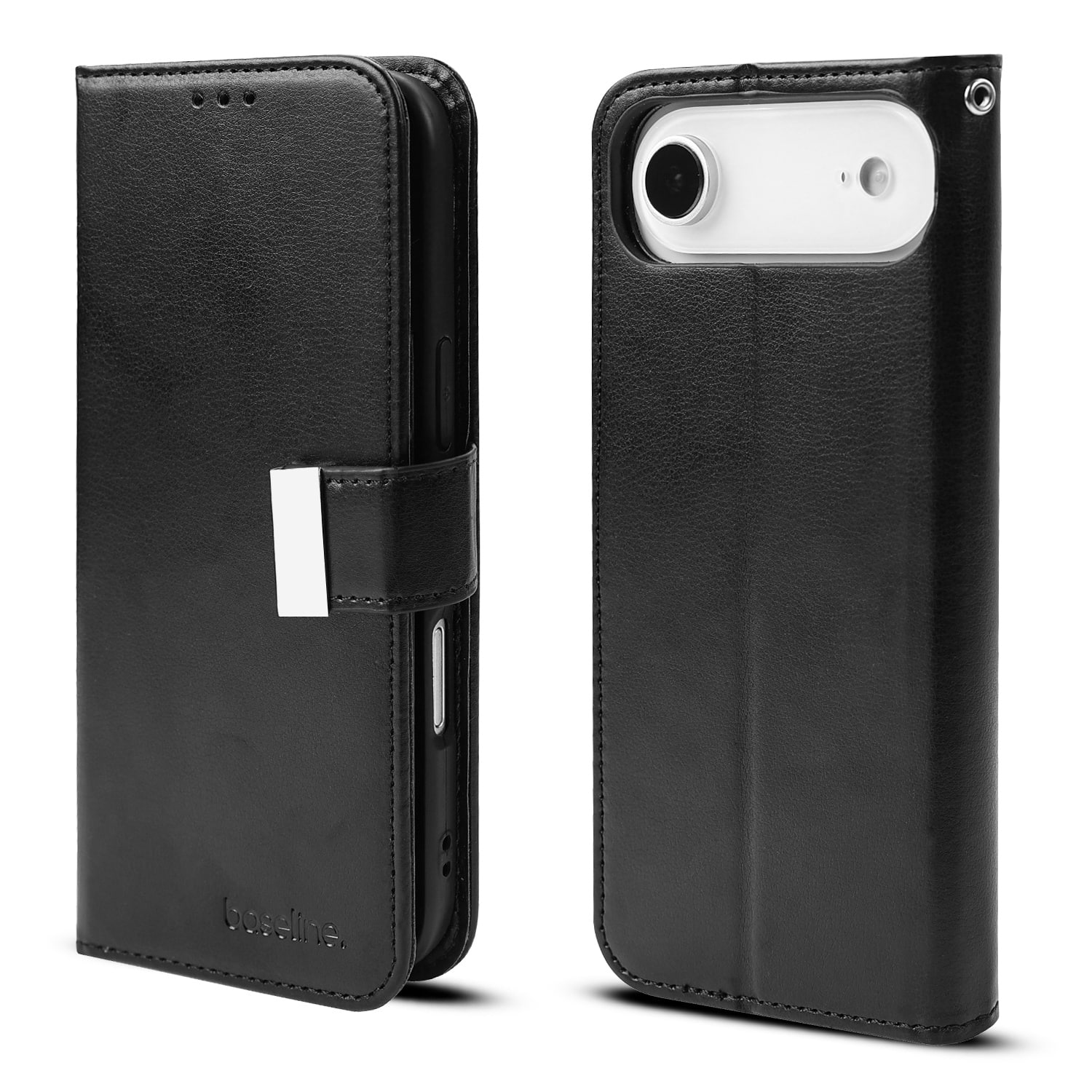 baseline Wallet Folio Case for Apple iPhone Air 6.5'' Black - Best Buy
